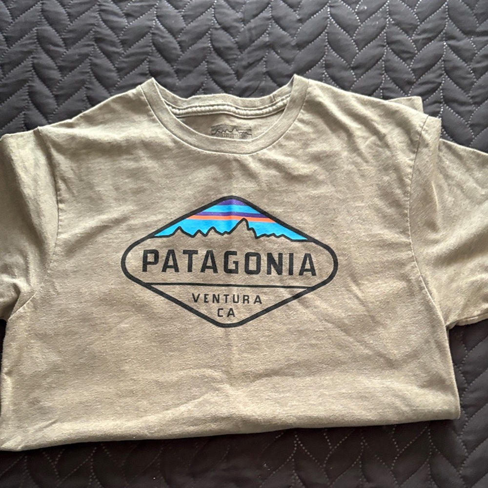 Patagonia Kids Beige Graphic Tee